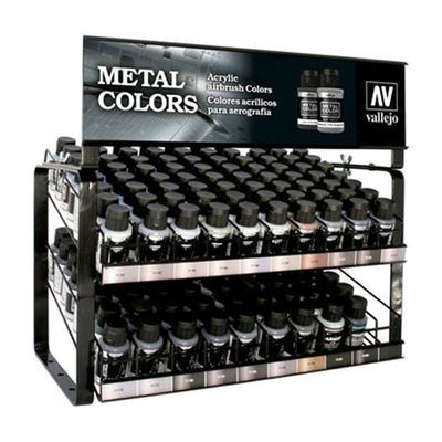 スプレー式塗料の金属の陳列台を錫のスーパーマーケットのための棚を表示する缶ビール