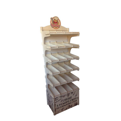 クッキーのパン屋の店の木のSolidwoodの物質的なデザートの表示棚のためのカスタマイズされた合板の陳列台